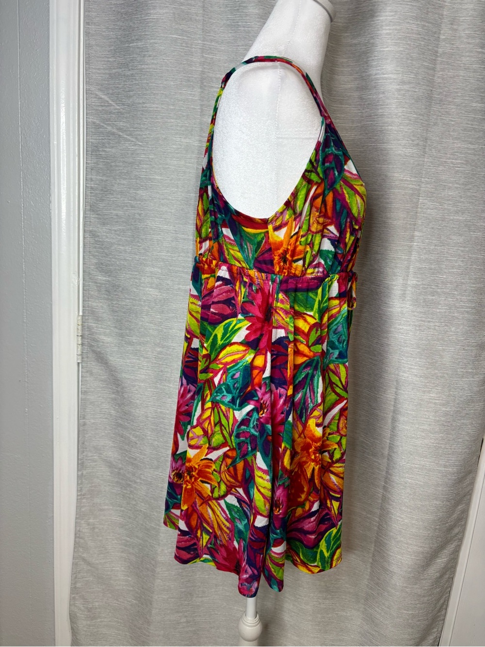 Ralph Lauren Bright Floral coverup - Pink, Orange, Green, Yellow - Picture 4 of 6